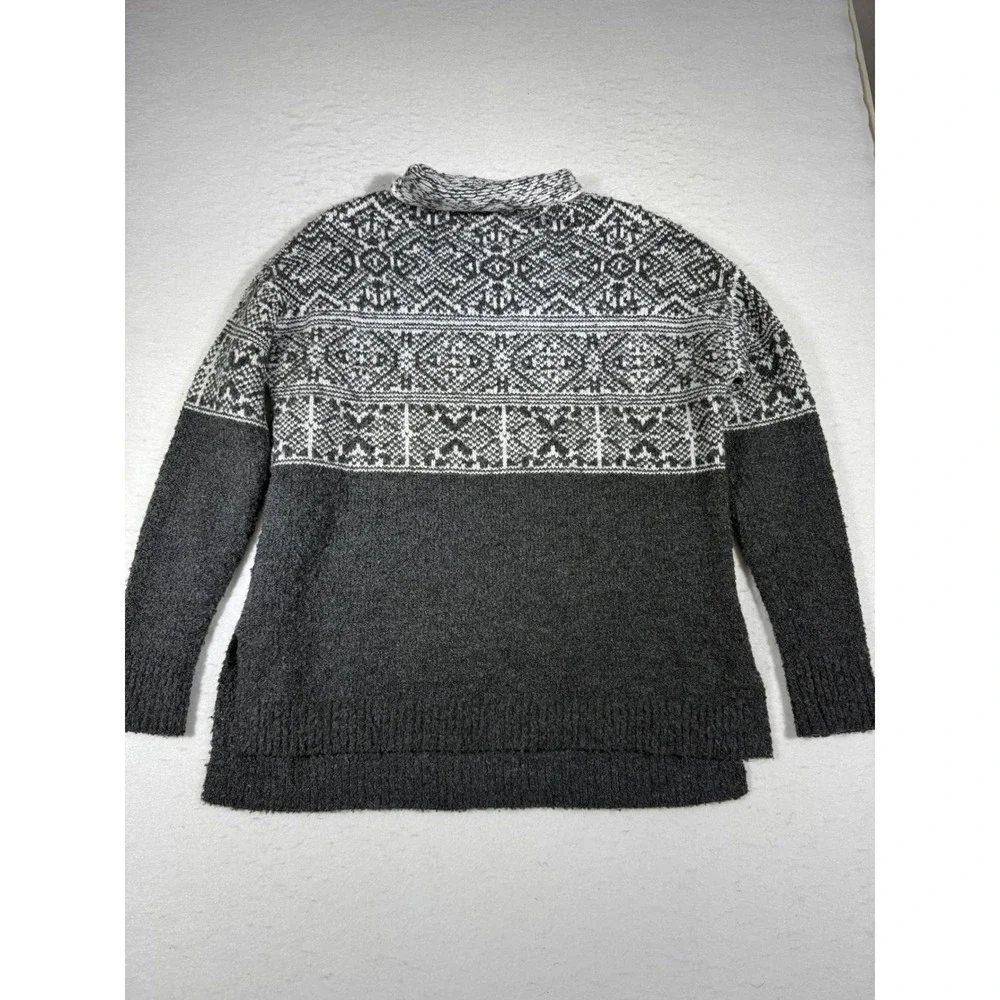 Merona Women Fair Isle Snowflake Tunic Sweater Tunic Knit Size L